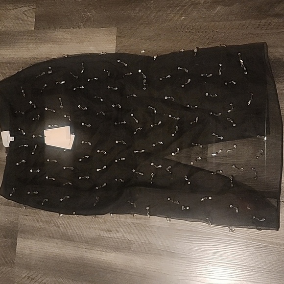 CINQ A SEPT CRYSTAL TEARDROP MARTA SKIRT SIZE 2 - Picture 4 of 5